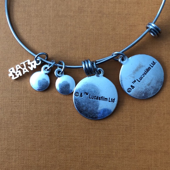 Star Wars Han Solo & Princess Leia Charm Bracelet - Picture 4 of 4